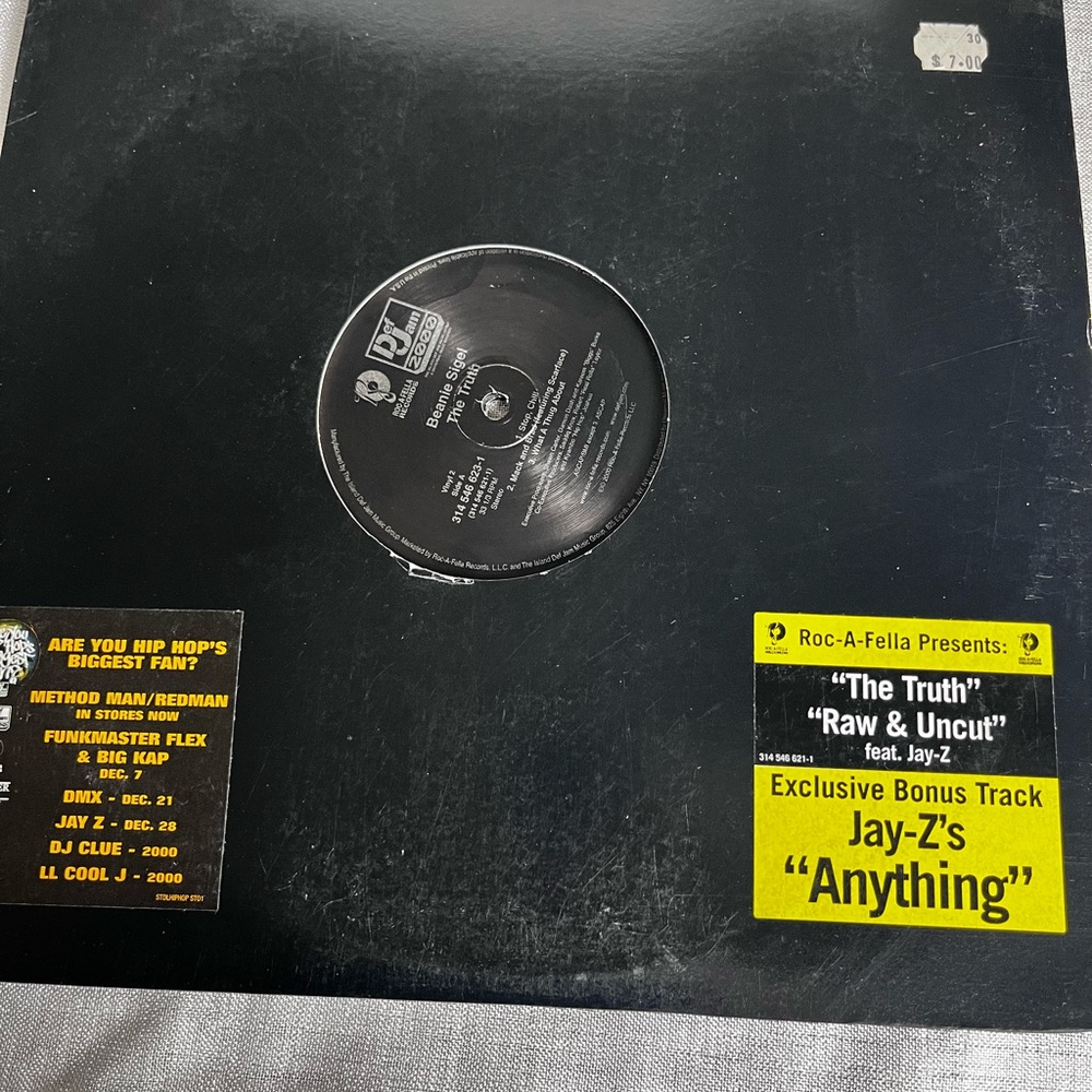 Jay-Z Vinyl Record with Bonus Track